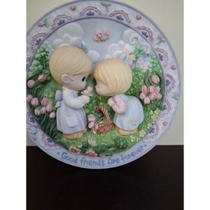 Precious Moments 'Good Frien Are Forever' Plate by Sam Butcher  LTD Edition 1996